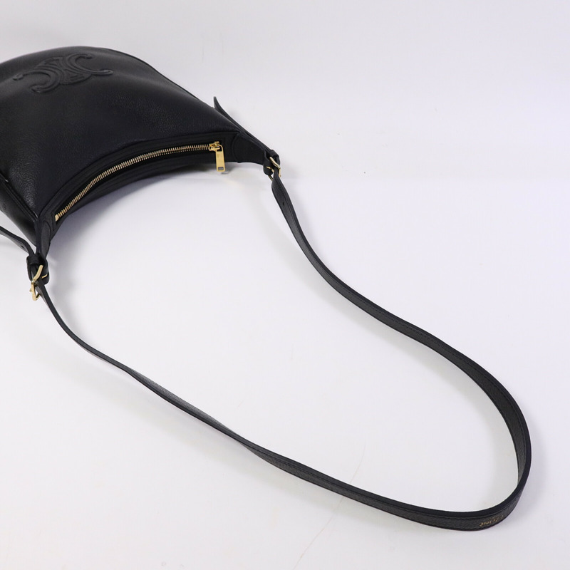 CELINE 牛皮皮革Heloise Triomphe肩背袋-8