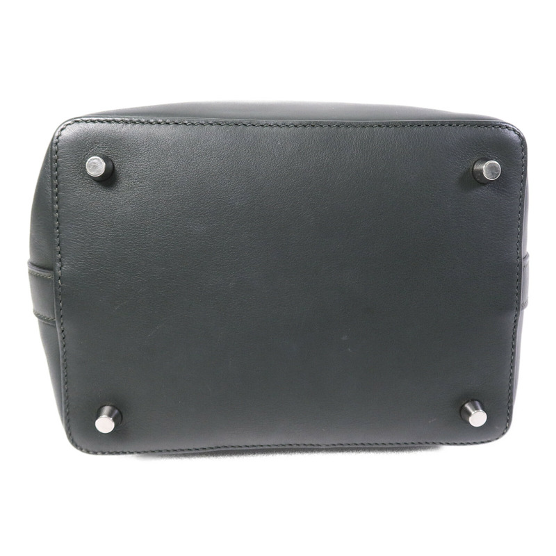 HERMES Swift皮革Toolbox 20手挽肩背兩用袋Vert Fonce-3