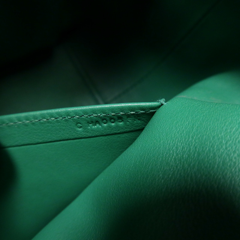 HERMES Swift皮革Toolbox 20手挽肩背兩用袋Vert Fonce-7