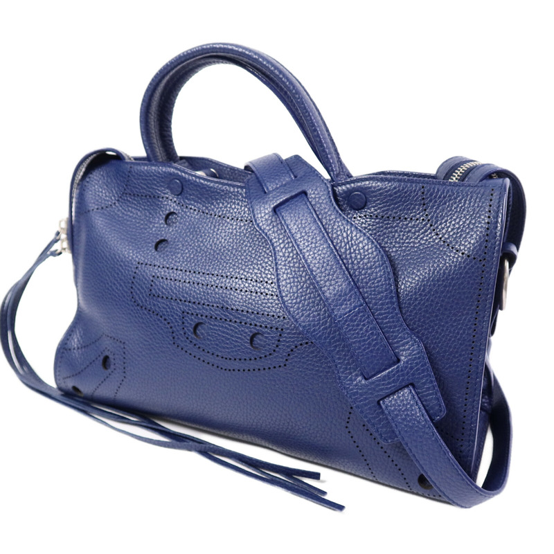 BALENCIAGA 牛皮皮革Blackout City手挽肩背兩用袋-2