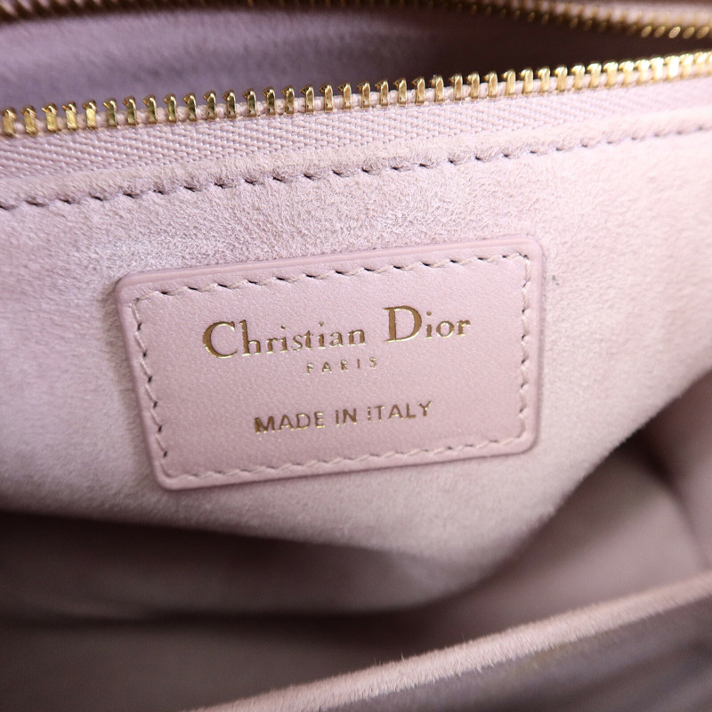Dior 羊皮皮革Lady Dior Medium手挽肩背兩用袋-5