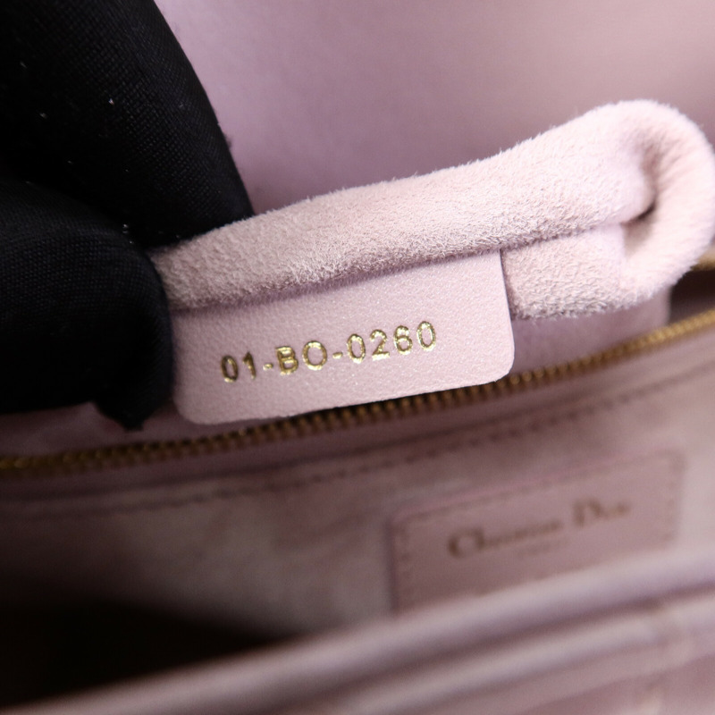 Dior 羊皮皮革Lady Dior Medium手挽肩背兩用袋-7