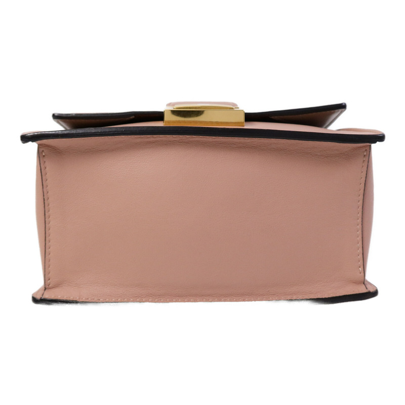 FENDI 羊皮皮革Kan U Shoulder Bag鏈帶肩背袋-3