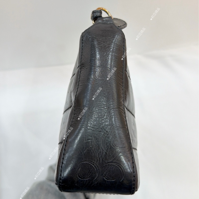 莉亞精品♡ Chanel A1935 7495656 字母浮雕冰格 手提包 腋下包 二手-5