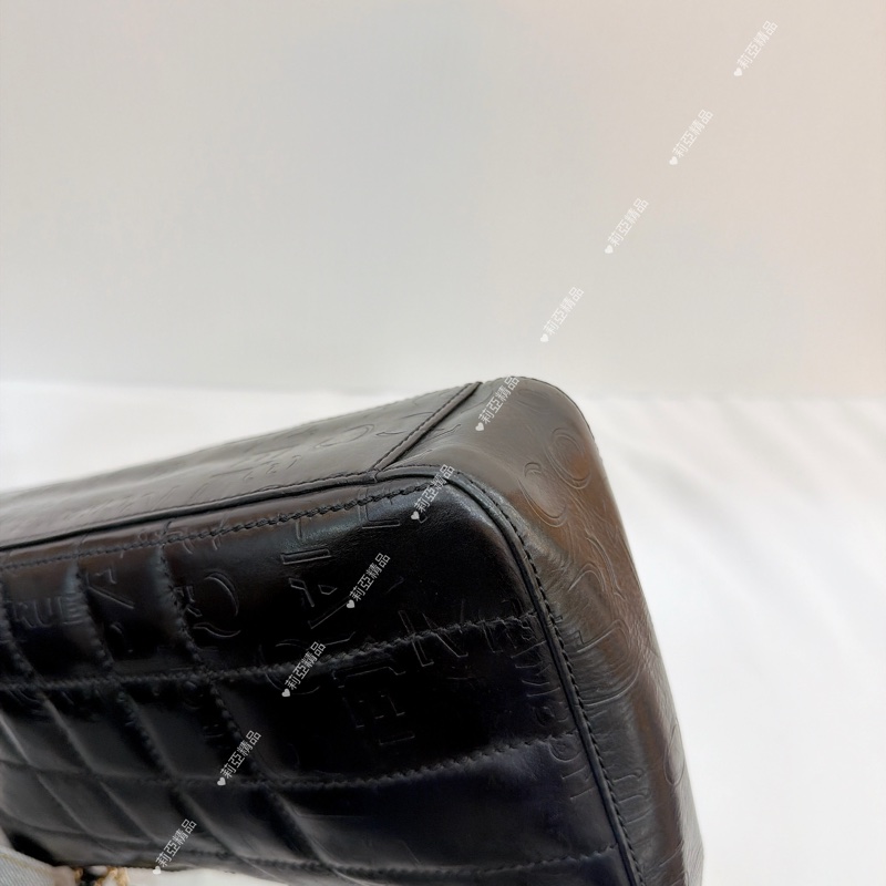 莉亞精品♡ Chanel A1935 7495656 字母浮雕冰格 手提包 腋下包 二手-15