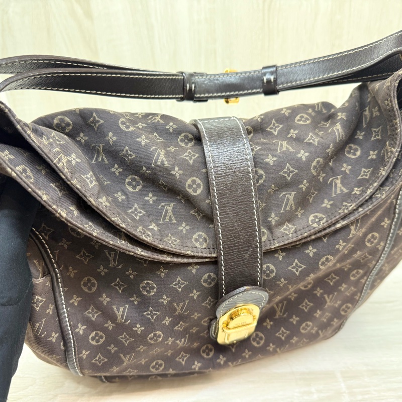 LV🤎咖啡丹寧ROMANCE肩背包M56699-16