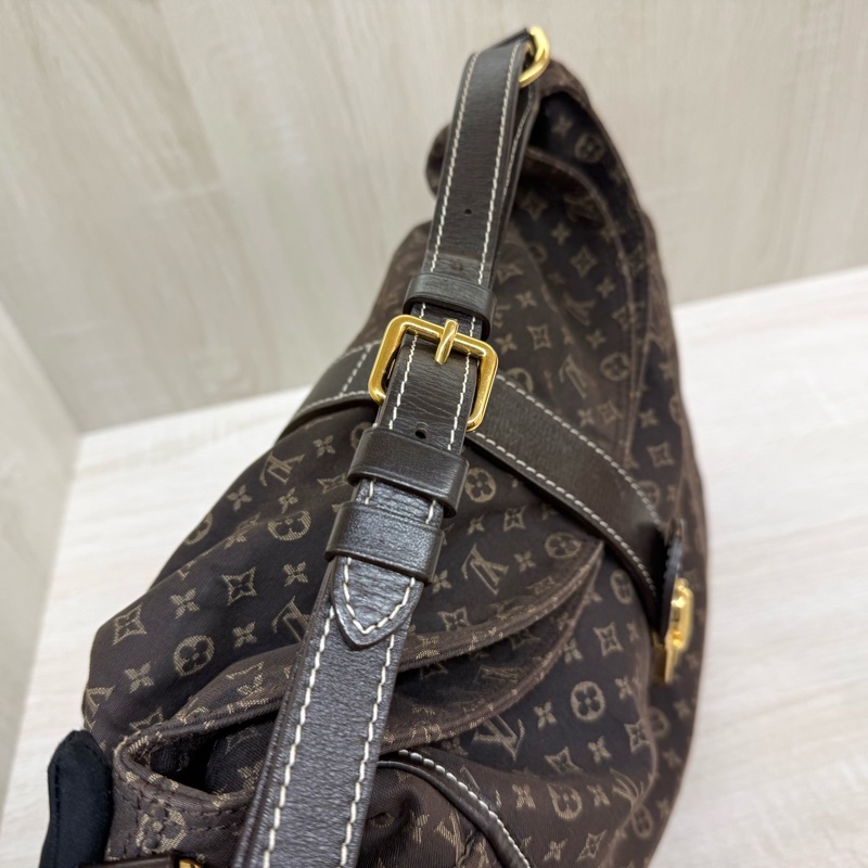 LV🤎咖啡丹寧ROMANCE肩背包M56699-17