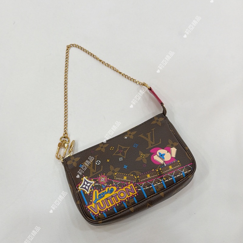 莉亞精品♡ LV M69752 限定彩繪小麻將 近新-2