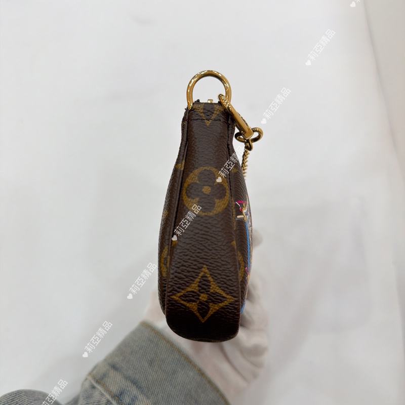 莉亞精品♡ LV M69752 限定彩繪小麻將 近新-5