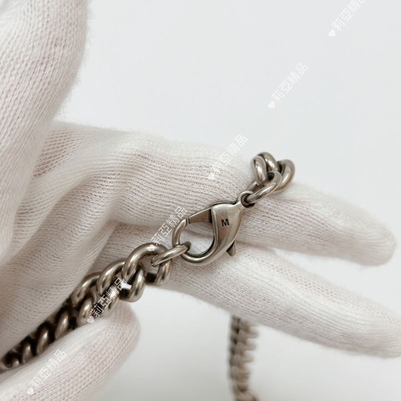 莉亞精品♡ BALENCIAGA BB icon項鍊 #M 二手美品-5