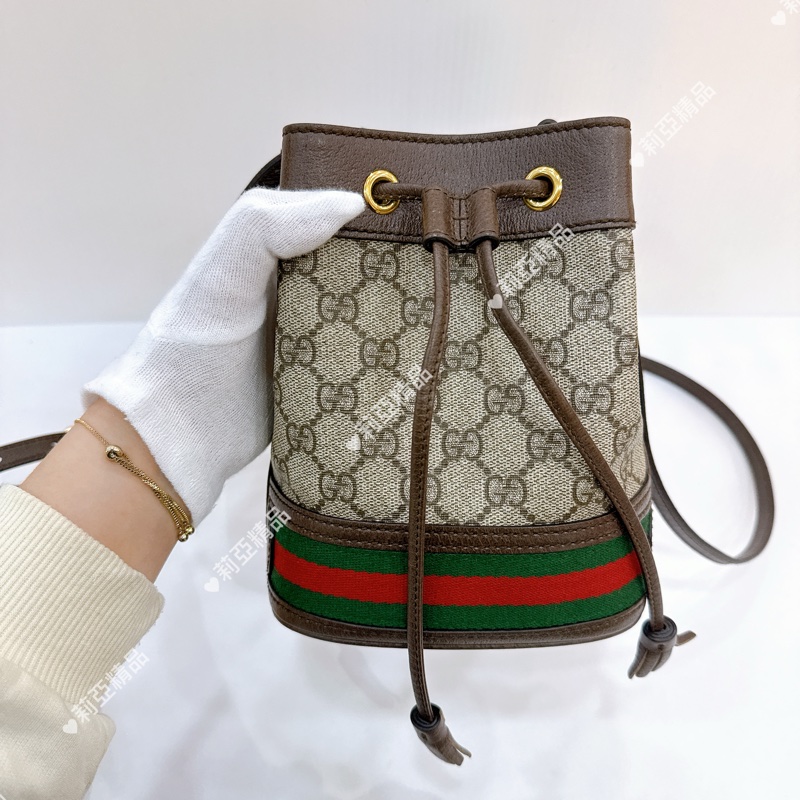莉亞精品♡ Gucci 水桶包 二手美包-2