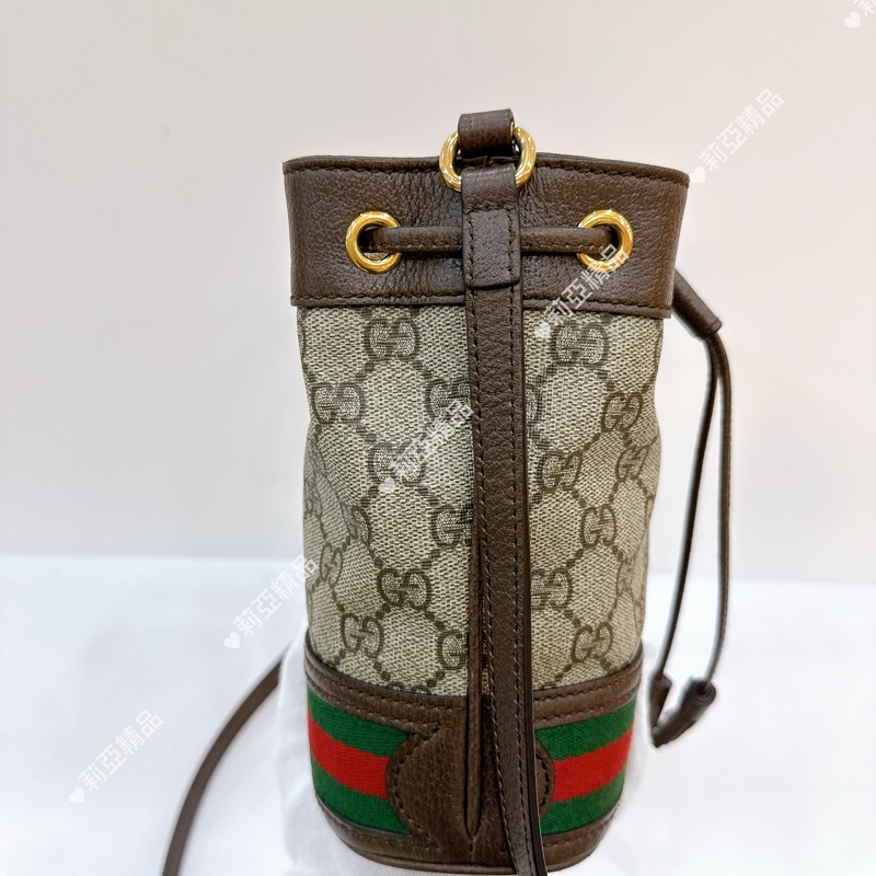 莉亞精品♡ Gucci 水桶包 二手美包-4