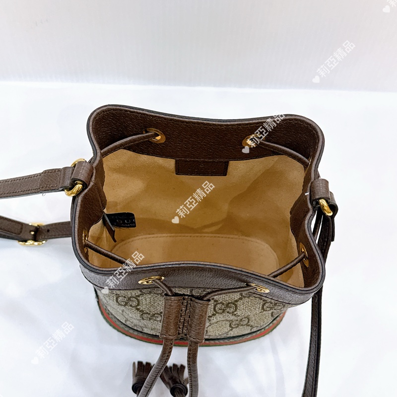 莉亞精品♡ Gucci 水桶包 二手美包-7