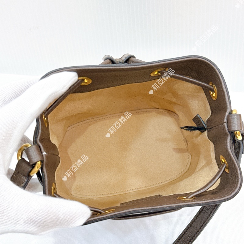 莉亞精品♡ Gucci 水桶包 二手美包-15