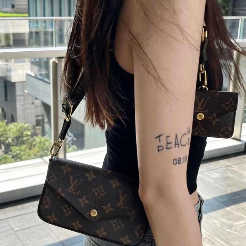 Louis Vuitton路易威登經典老花三合一芯片款全配🐿️-2