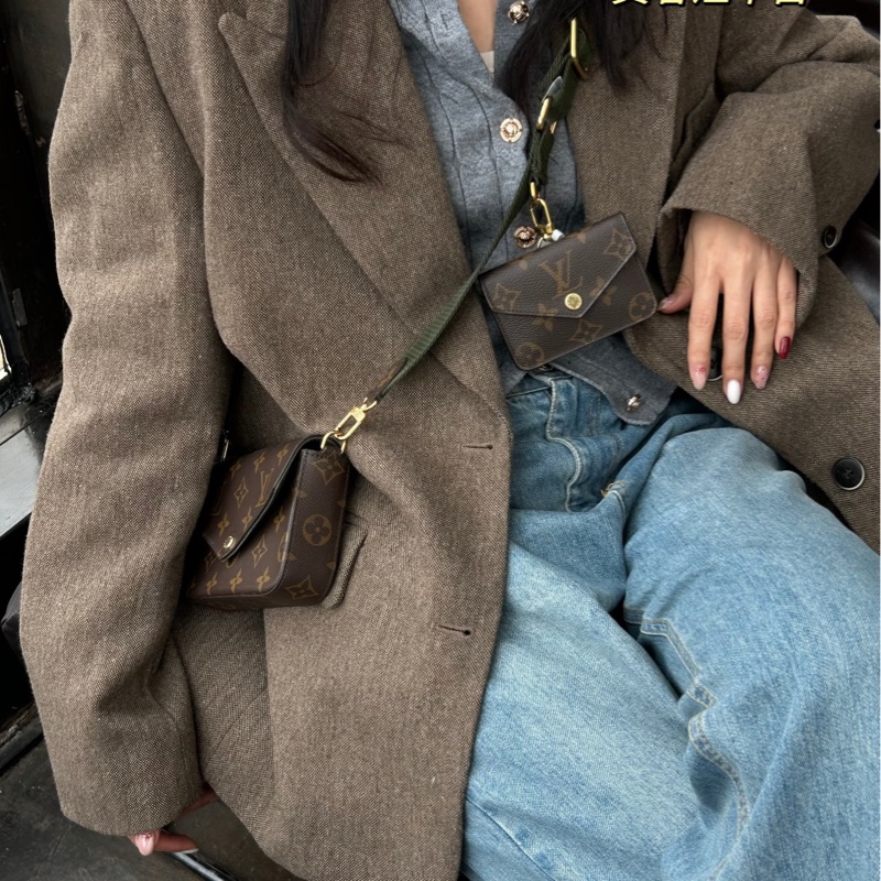 Louis Vuitton路易威登經典老花三合一芯片款全配🐿️-4