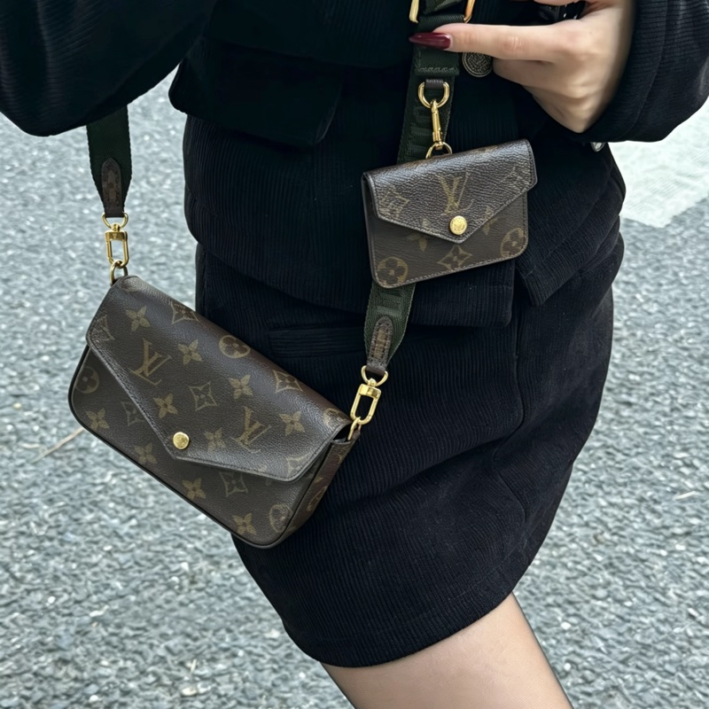 Louis Vuitton路易威登經典老花三合一芯片款全配🐿️-6