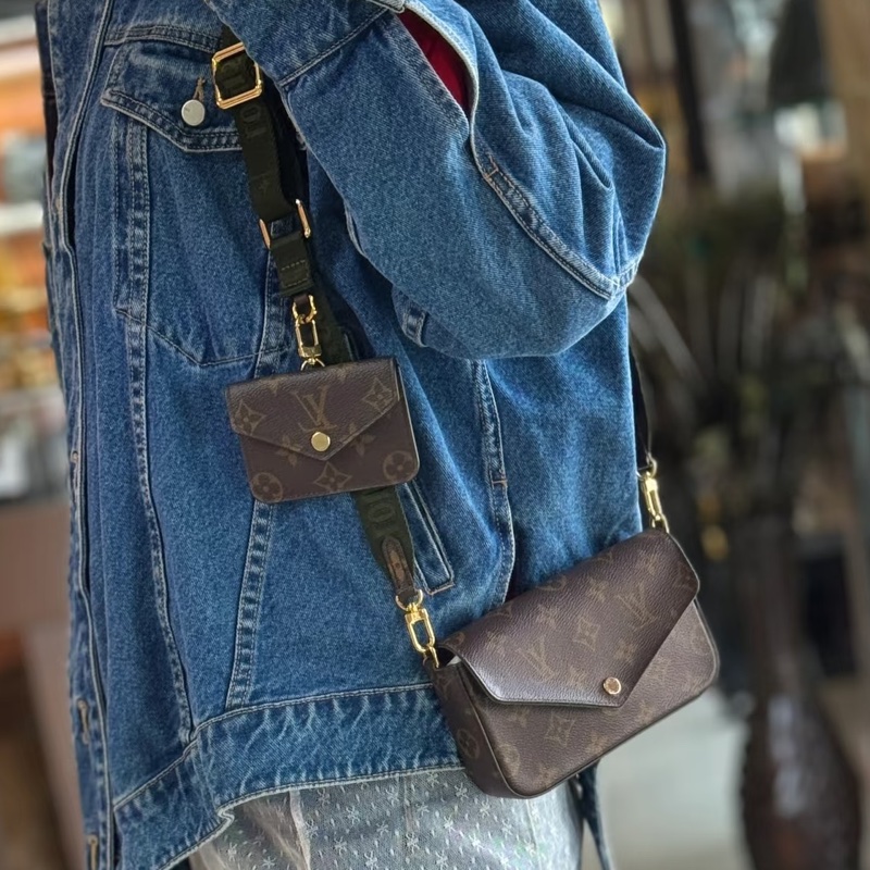 Louis Vuitton路易威登經典老花三合一芯片款全配🐿️-7