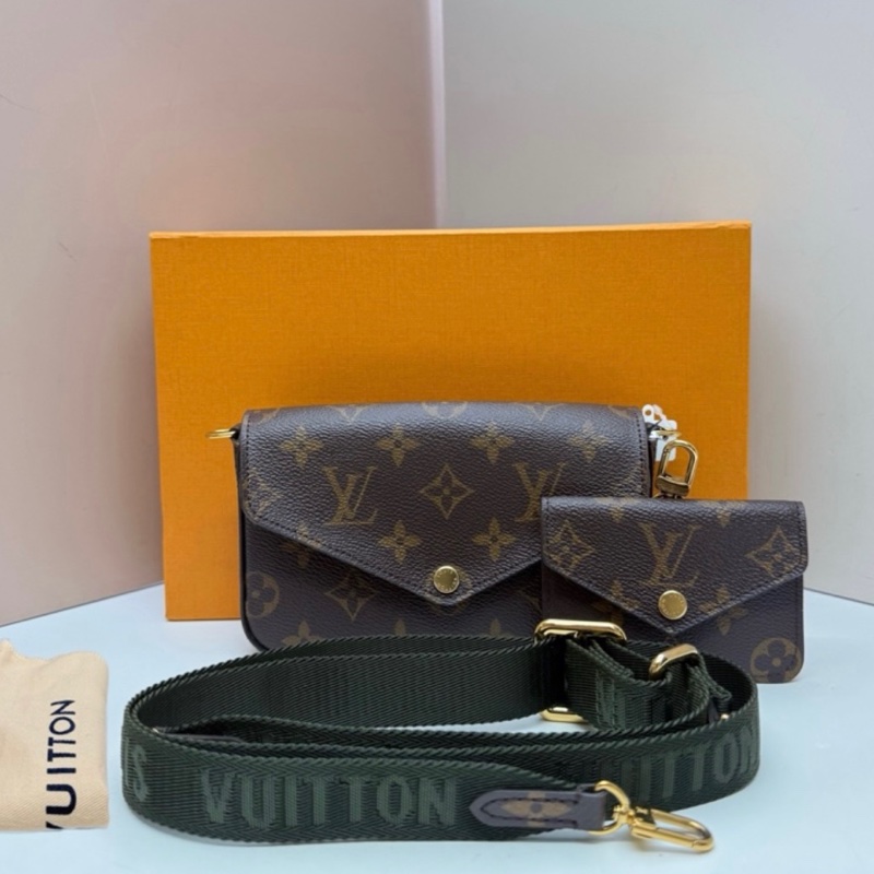 Louis Vuitton路易威登經典老花三合一芯片款全配🐿️-10