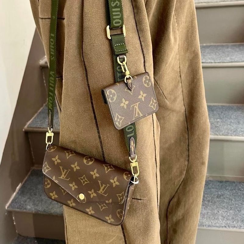 Louis Vuitton路易威登經典老花三合一芯片款全配🐿️-41