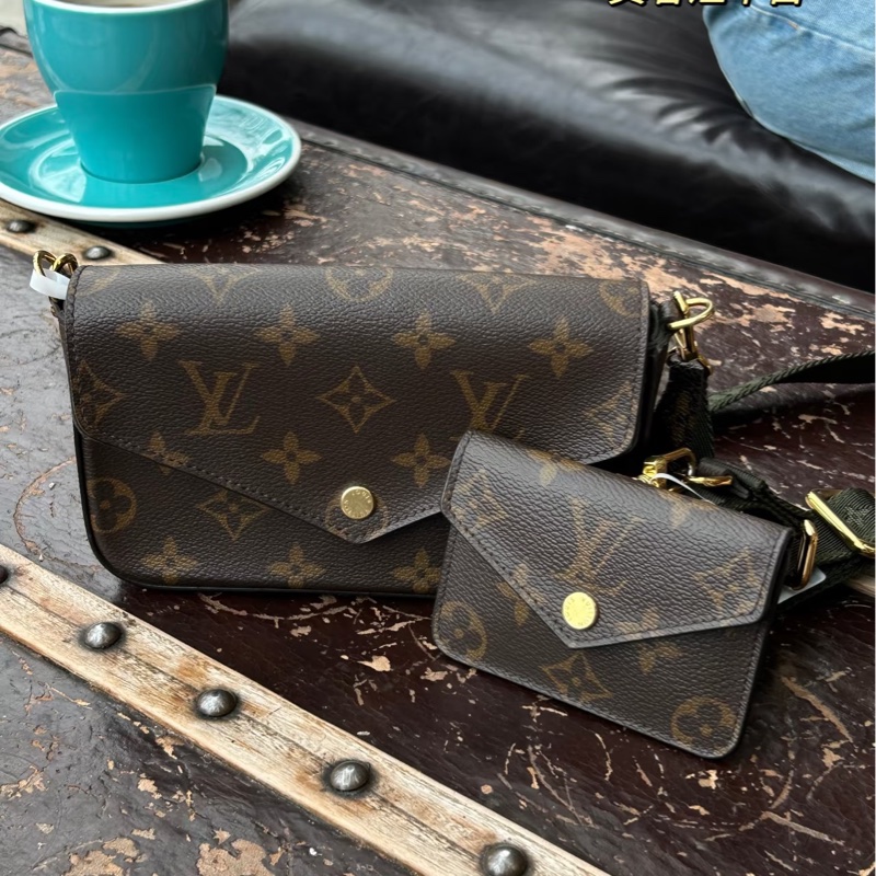 Louis Vuitton路易威登經典老花三合一芯片款全配🐿️-46