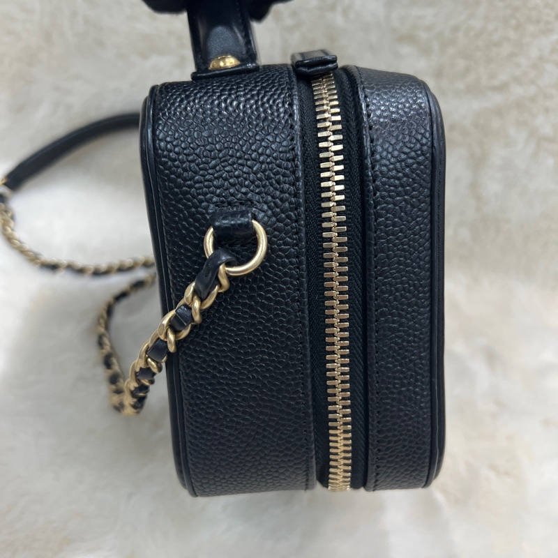 Chanel CC Filigree Vanity Case 。 XC471-2