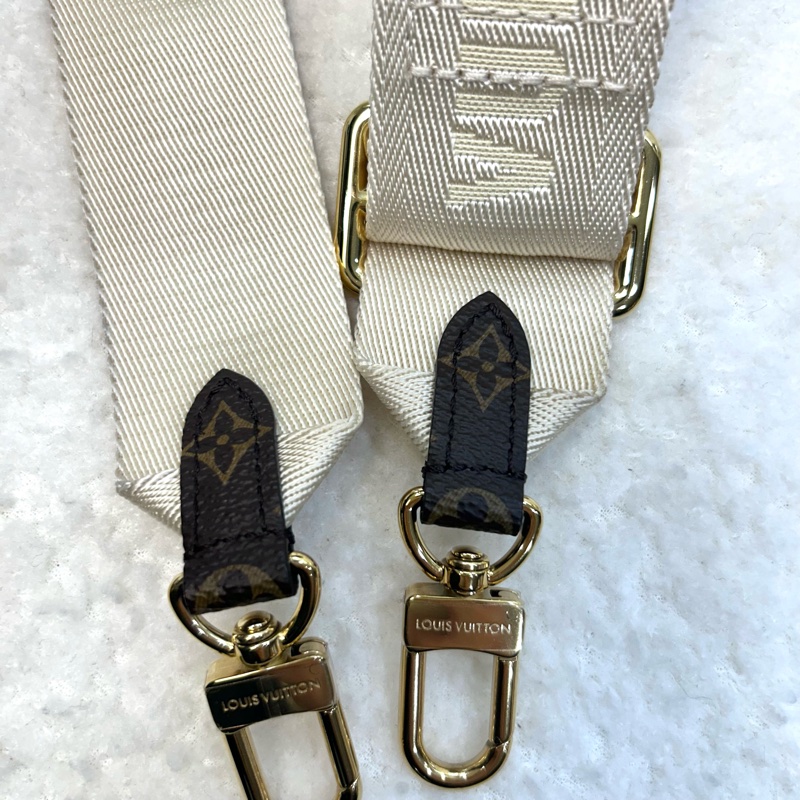 LV 路易威登原花雙色OnTheGo East West 橫版托特包寬背帶手提斜背包M46653-42