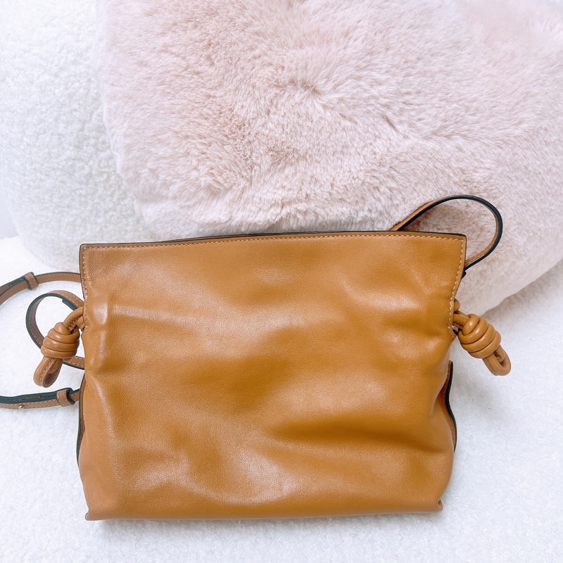 Loewe flamenco mini 沙漠棕福袋包-5