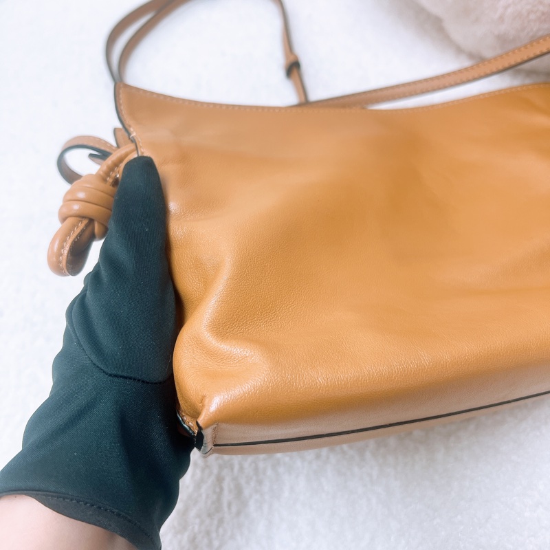 Loewe flamenco mini 沙漠棕福袋包-6