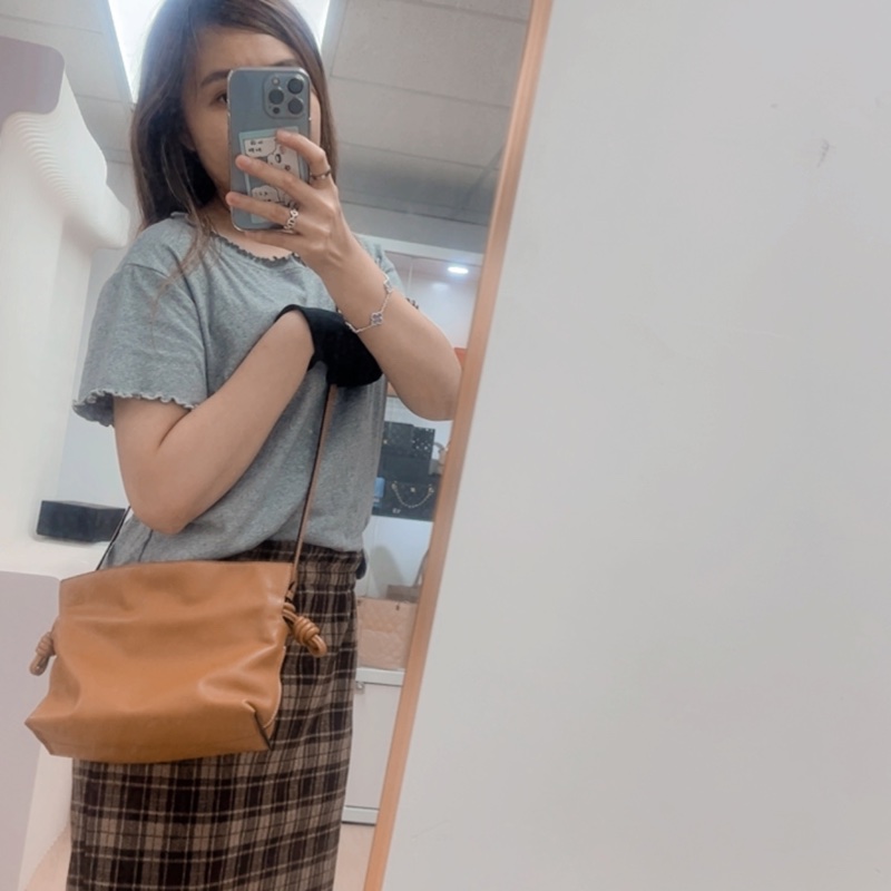Loewe flamenco mini 沙漠棕福袋包-10