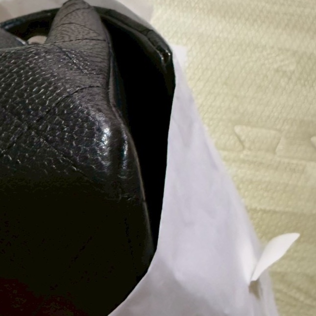 香奈兒 Chanel 絕版牛皮荔枝方胖 20開-15