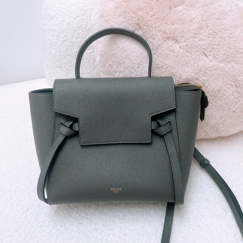 Celine belt nano 灰色鯰魚包