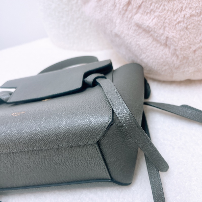Celine belt nano 灰色鯰魚包-2