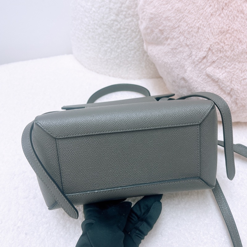 Celine belt nano 灰色鯰魚包-3