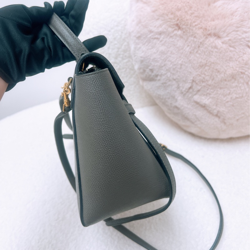 Celine belt nano 灰色鯰魚包-4