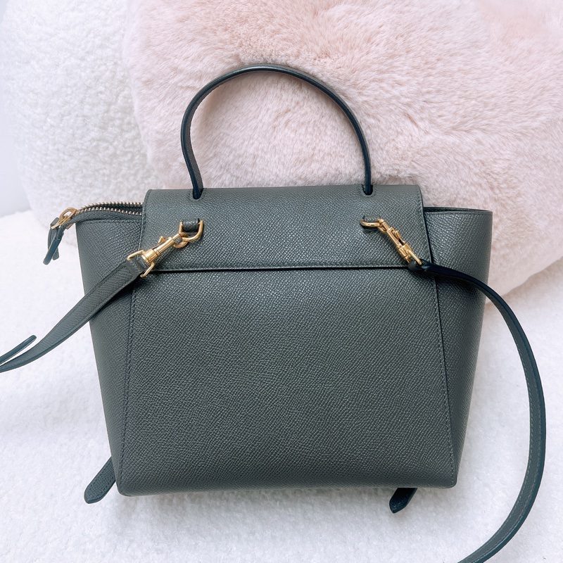 Celine belt nano 灰色鯰魚包-5
