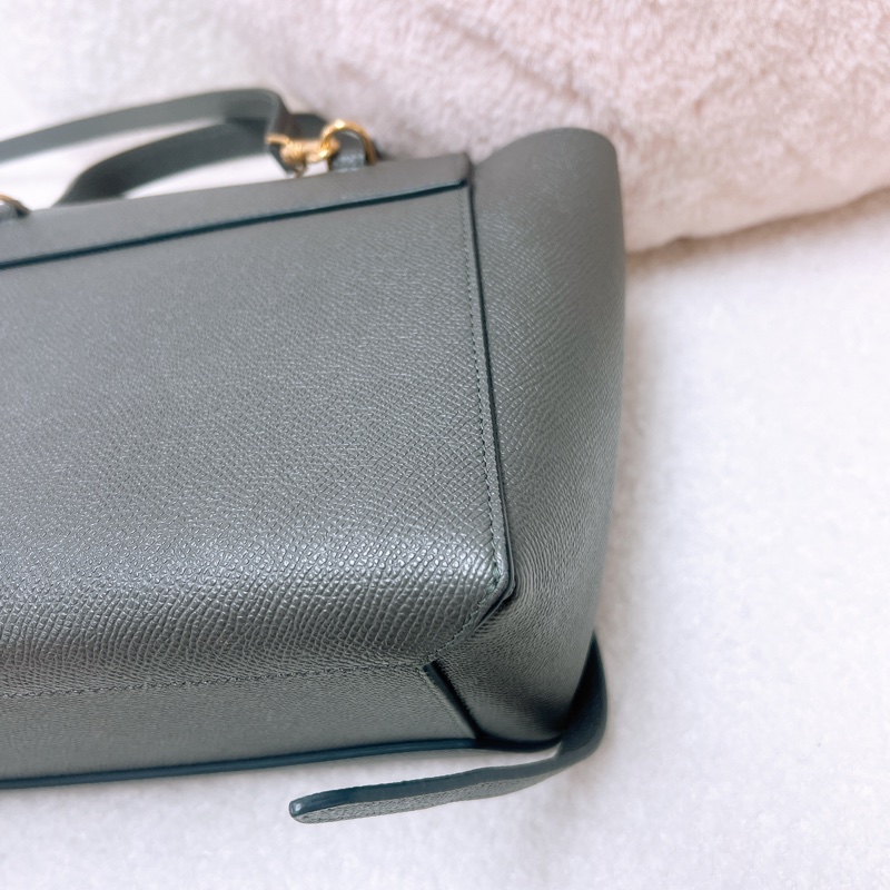 Celine belt nano 灰色鯰魚包-6