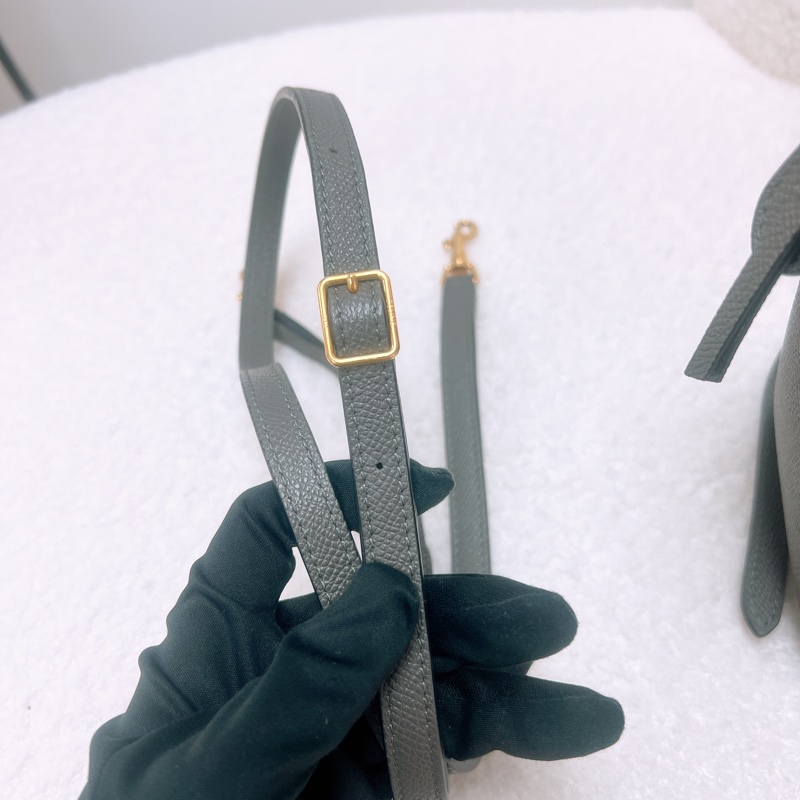 Celine belt nano 灰色鯰魚包-9