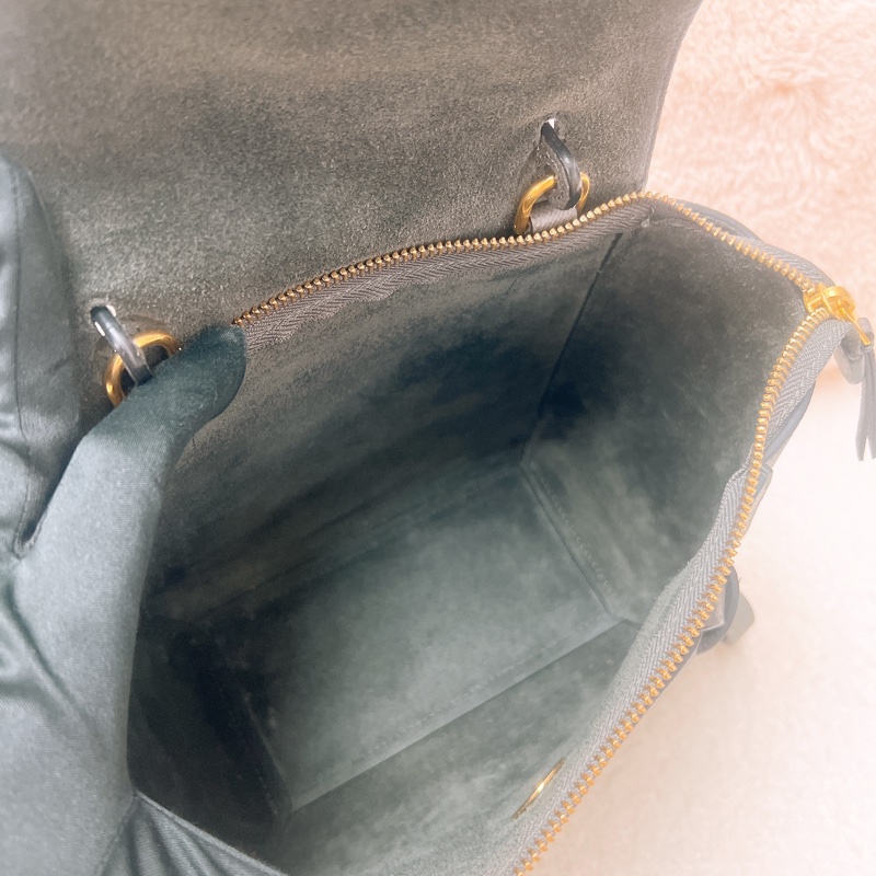 Celine belt nano 灰色鯰魚包-11