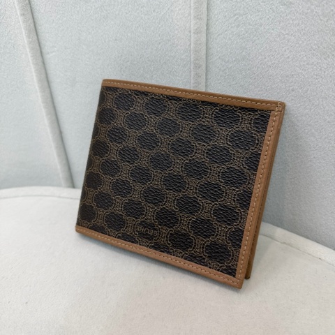 CELINE 凱旋門老花短夾 XA423