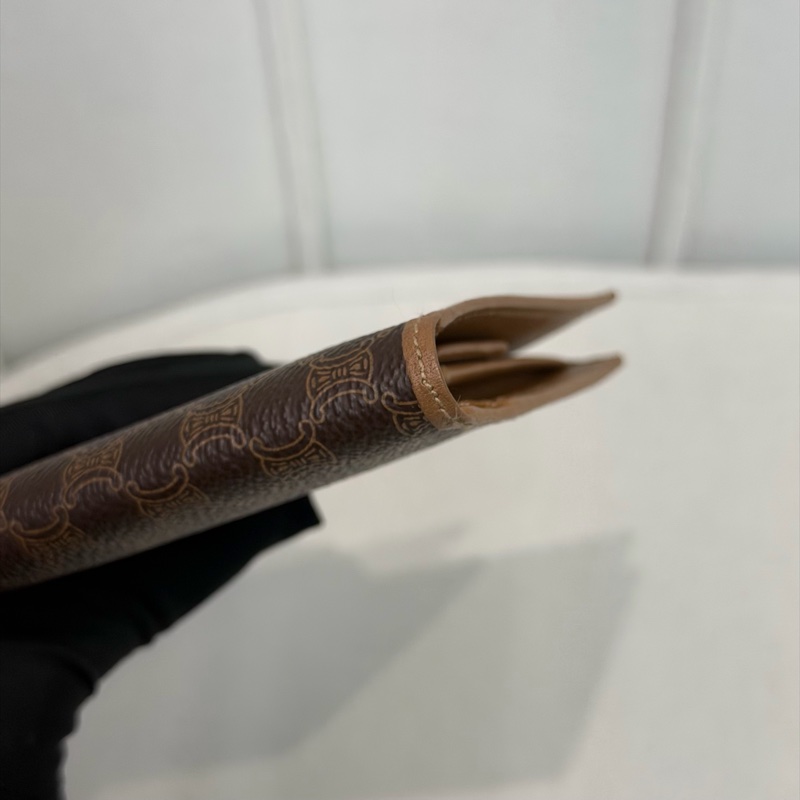 CELINE 凱旋門老花短夾 XA423-23