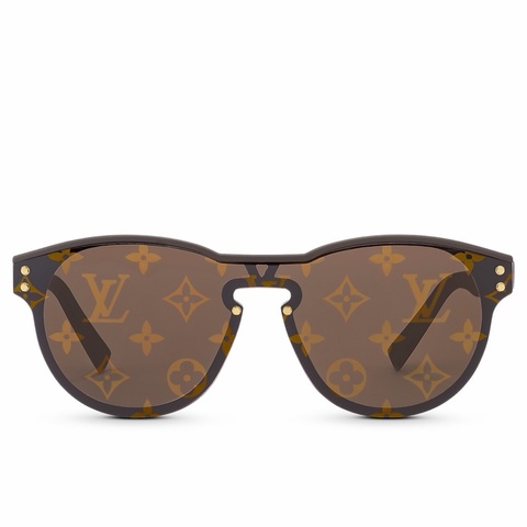 ✨Louis Vuitton LV Waimea Monogram  logo 深棕色 咖啡色 時尚 抗UV/紫外線 墨鏡/太陽眼鏡（Z1487E)