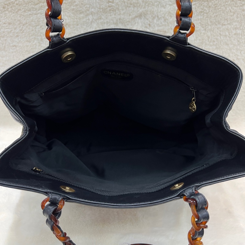 chanel Small Shopping Tote 玳瑁手提袋 XC469-21