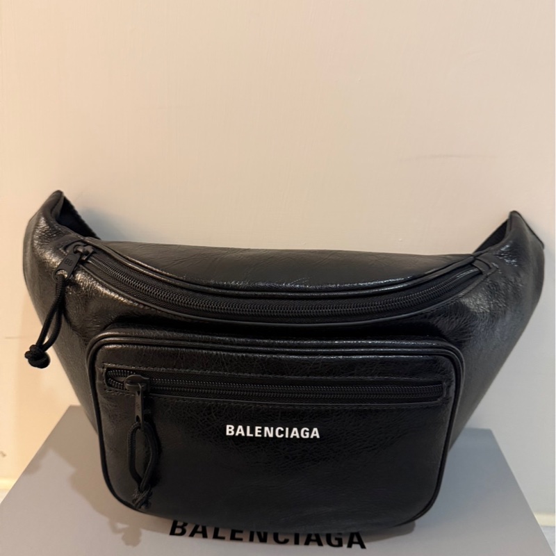 BALENCIAGA EXPLORER 腰包 男士 黑-5