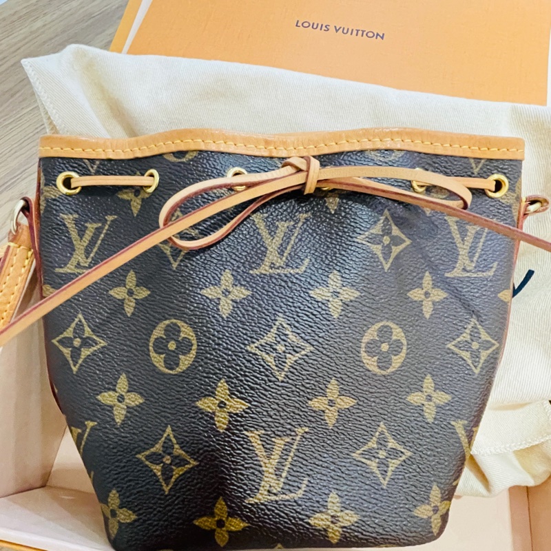 LV Nano Noe 老花迷你水桶包-10