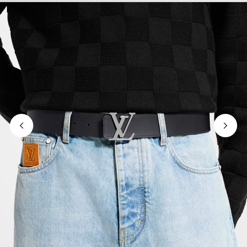 LV Initiales 40毫米雙面皮帶-2