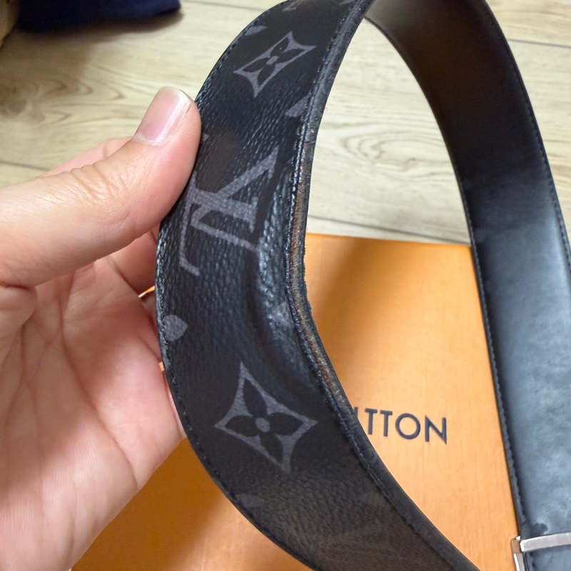 LV Initiales 40毫米雙面皮帶-20