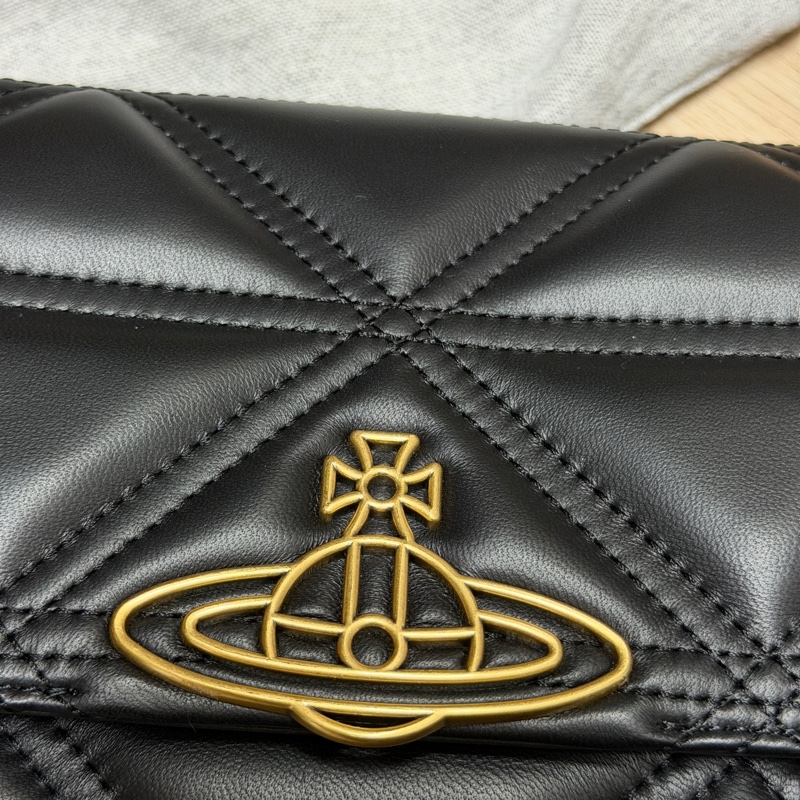 Vivienne Westwood Black Hazel Medium Bag 中號 肩背包/斜背包-1
