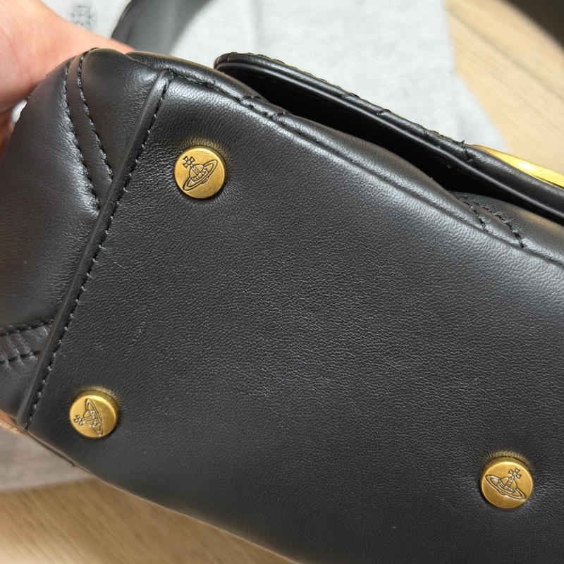 Vivienne Westwood Black Hazel Medium Bag 中號 肩背包/斜背包-5