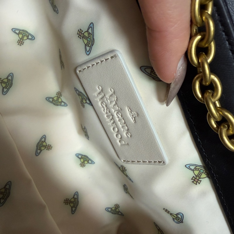 Vivienne Westwood Black Hazel Medium Bag 中號 肩背包/斜背包-16